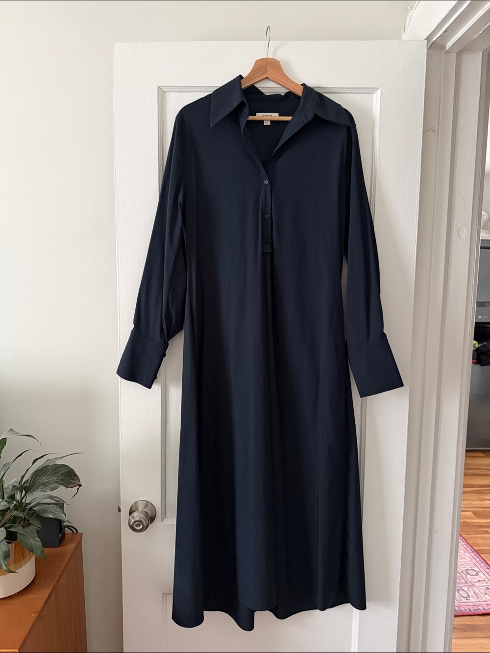 Cos Navy Shirt Dress Size EUR 38